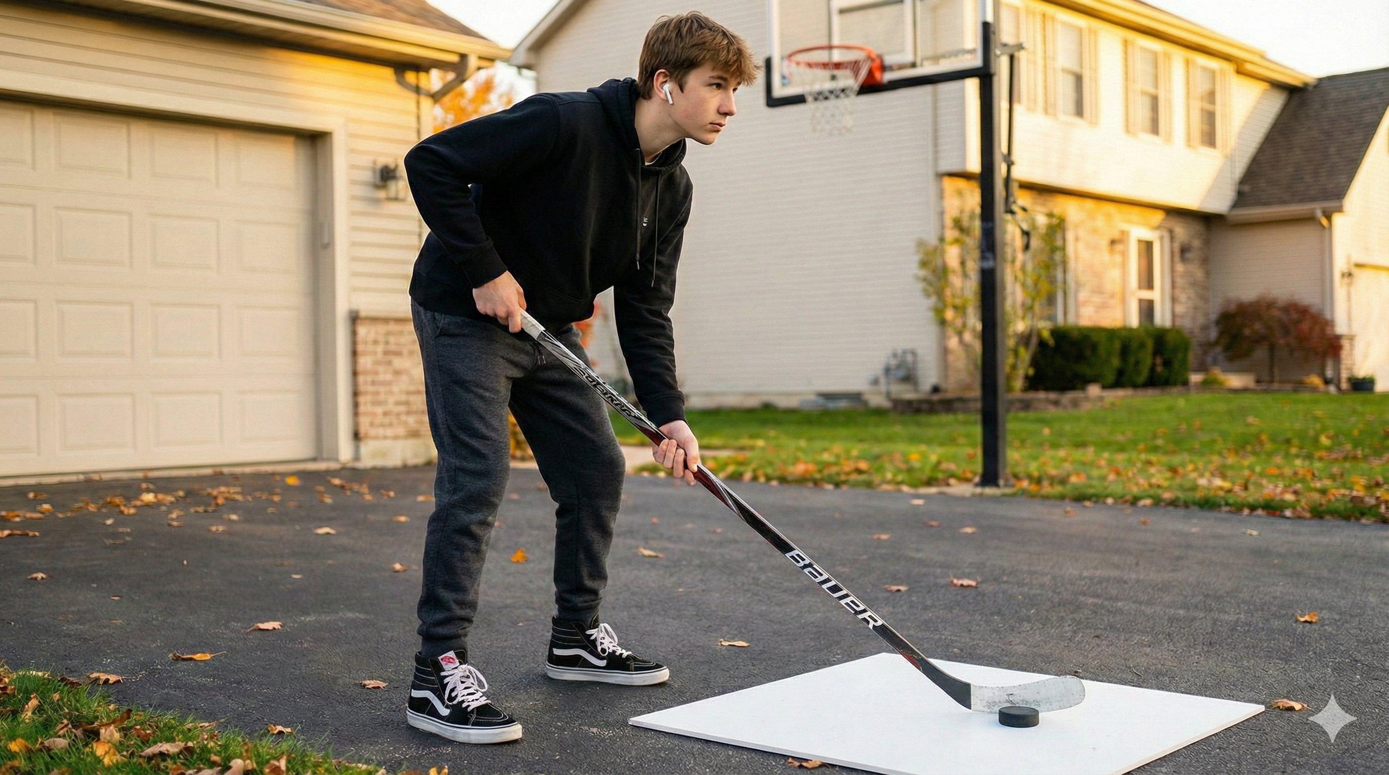 Hockey player training with HockeyVision